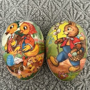 Vintage Nestler Paper Mache  Easter 🐣 Eggs
